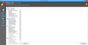 CCleaner Main Screen